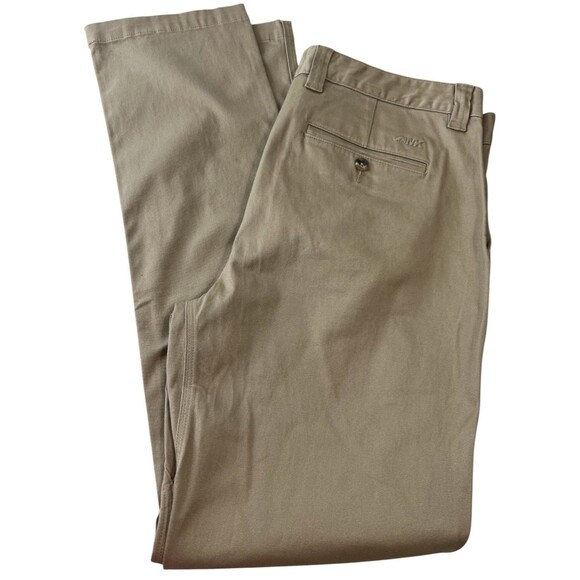 Mountain Khakis Teton Pants Mens 36x34 Tan Chino Modern Fit Stretch Straight - Picture 1 of 8